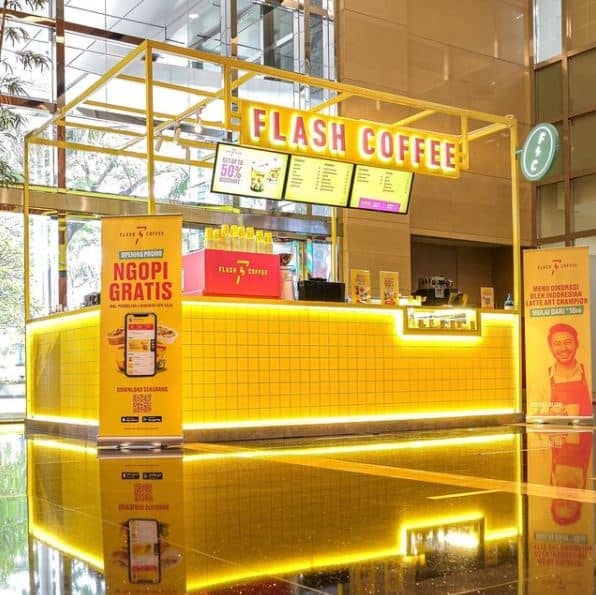 Flash Coffee, Coffee Shop Jakarta