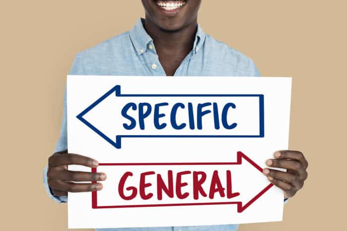 specific-vs-general