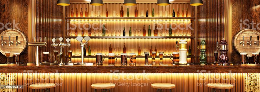 sebuah bar untuk minum
