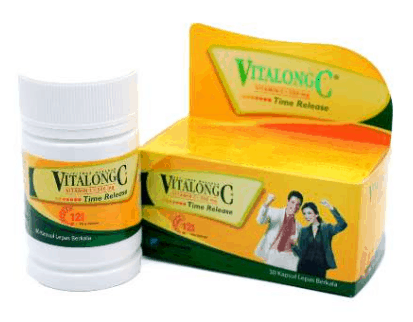 Vitalong C 30's: vitamin c yang aman untuk lambung