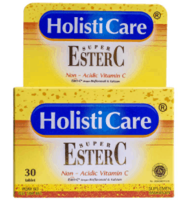 Holisticare Ester C Tablet: vitamin c yang aman untuk lambung