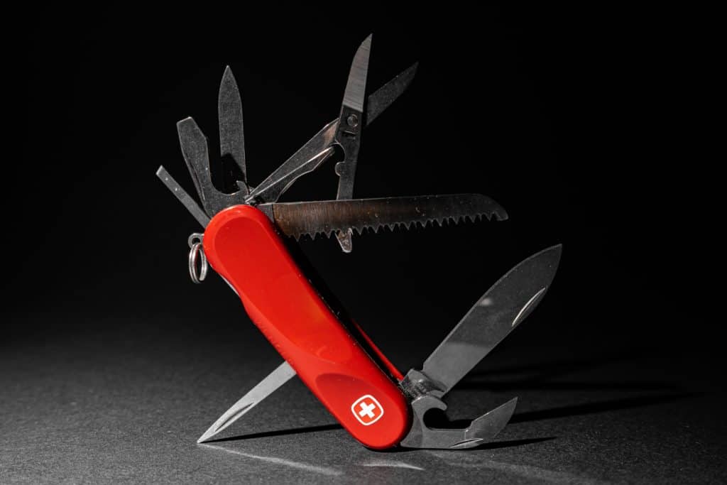 Swiss Army Knife, pisau lipat dengan berbagai fungsi
