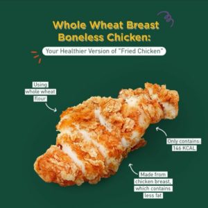 makanan cepat saji boneless chicken