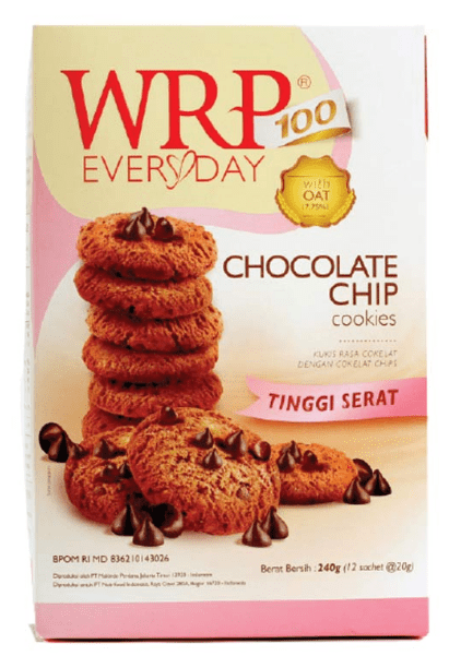 Jajanan rendah kalori
WRP diet cookies Flake Chocolate Chips