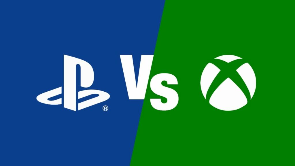 gambar logo Playstation 5 vs XBOX Series X