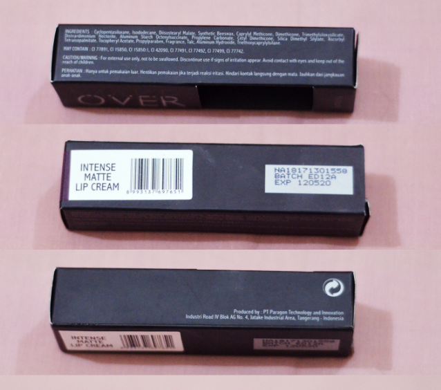 Gambar label produk lipstik yang tidak Bahaya Penggunaan Lipstik yang Tidak Aman