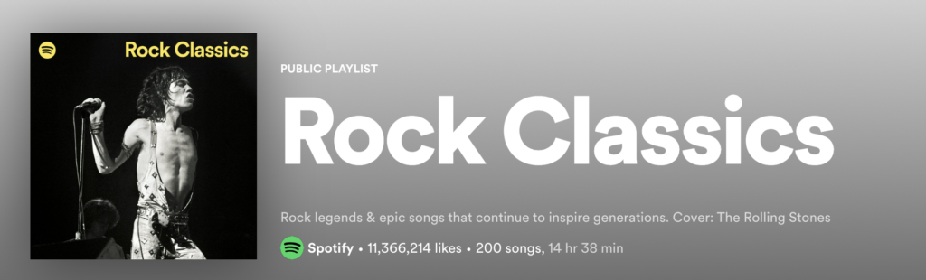Playlist Terbaik di Spotify: Rock Classics