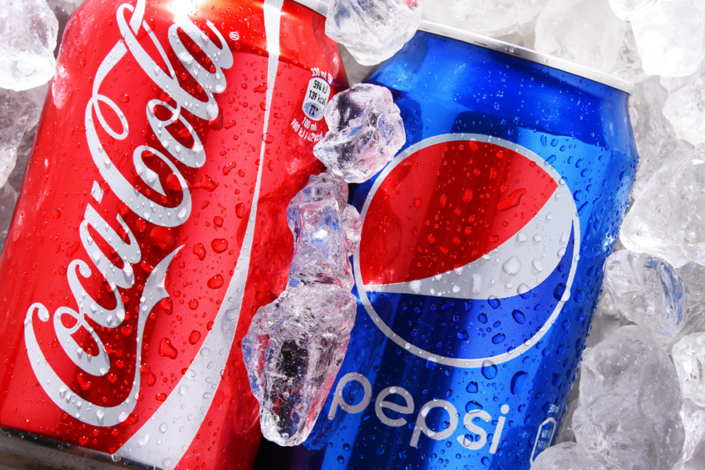 Pepsi vs coca-cola, digital, 
