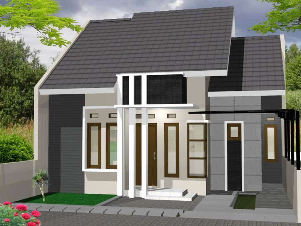 Tipe Rumah dengan ukuran 36 yang desainya lebih minimalis dan simple
