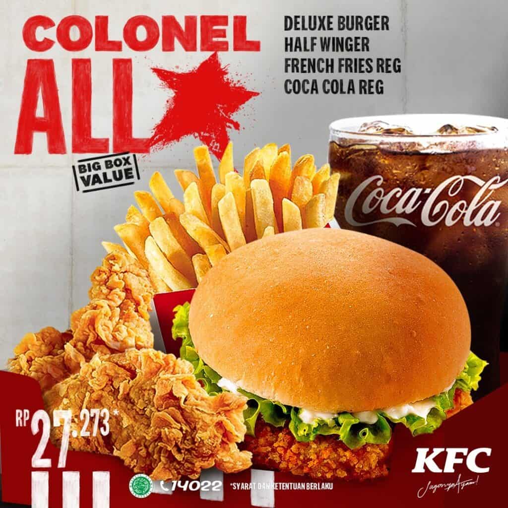 Menu Rahasia KFC: Colonel All Star
