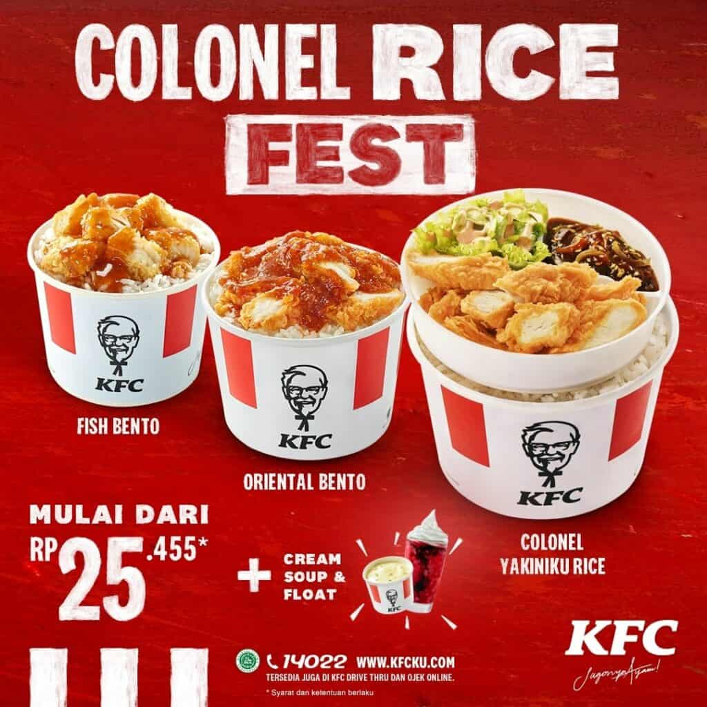 Secret Menu KFC: Colonel Rice Fest Murah Meriah
