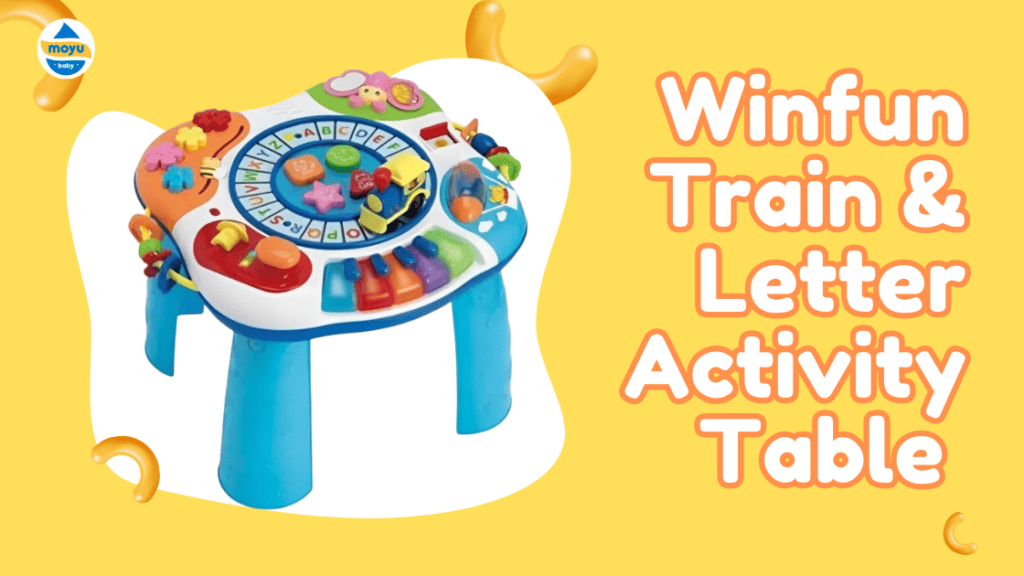 mainan anak 1 tahun : winfun train & letter activity table