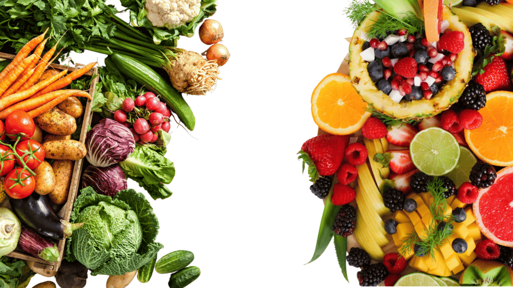 Memisahkan sayuran dan buah-buahan