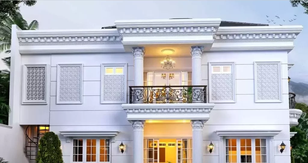 Fasad Depan Rumah Modern Klasik