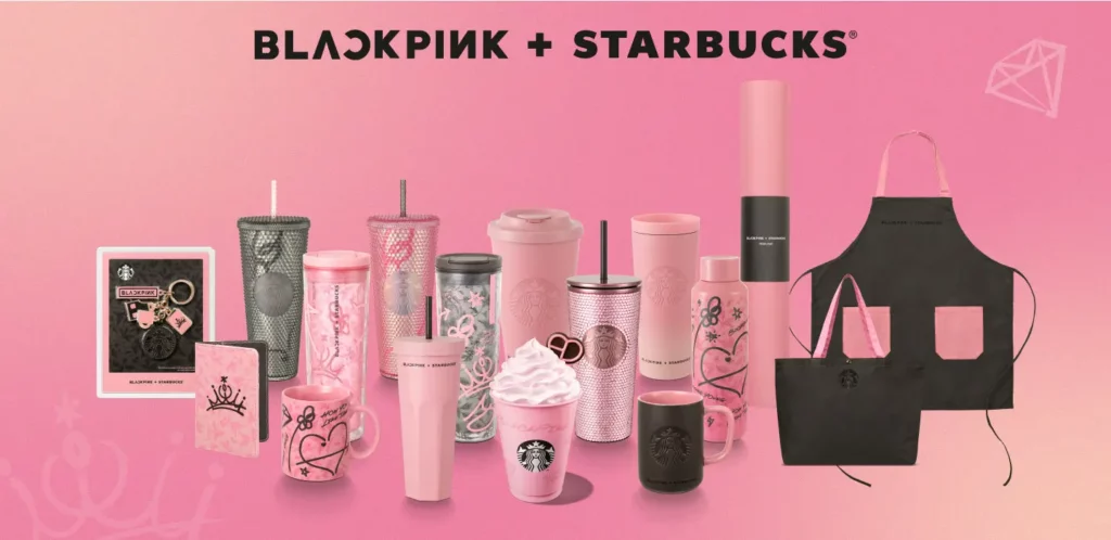 Blackpink & Starbucks merchandise collection