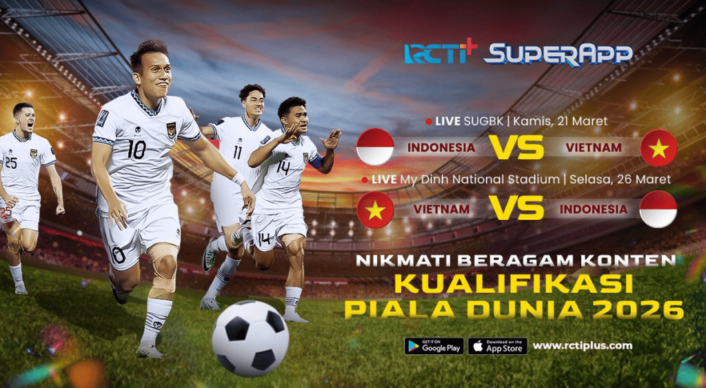 streaming bola indonesia vs vietnam di RCTI+