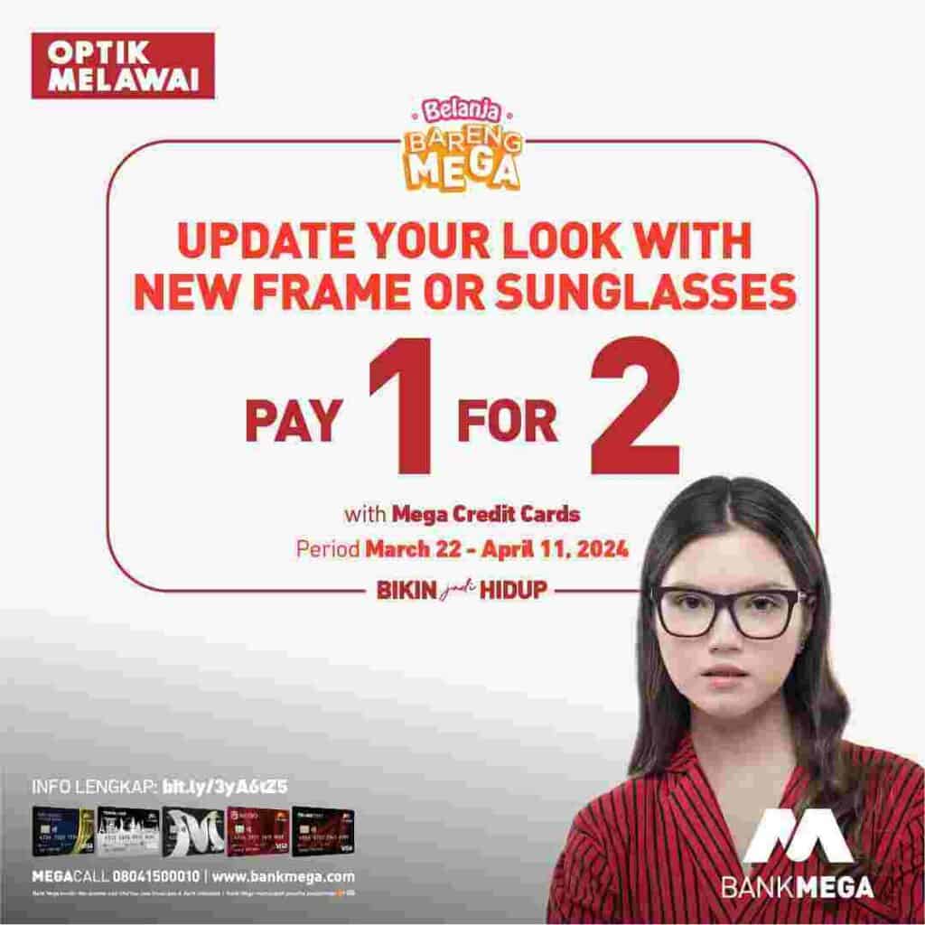 Promo Optik Melawai: Bank Mega