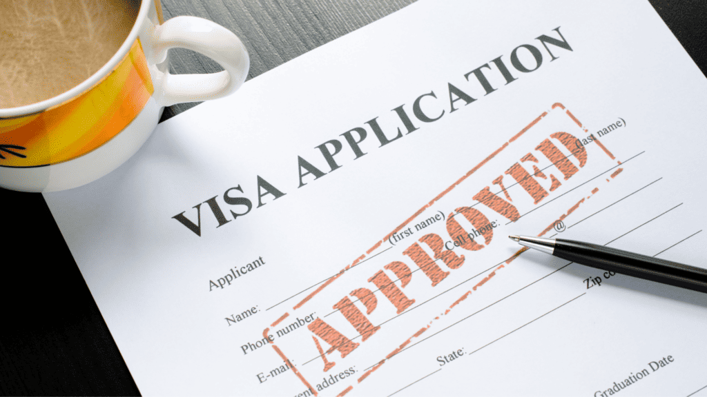 cara membuat visa, ilustrasi visa application